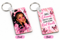 Personalized sublimation keychain