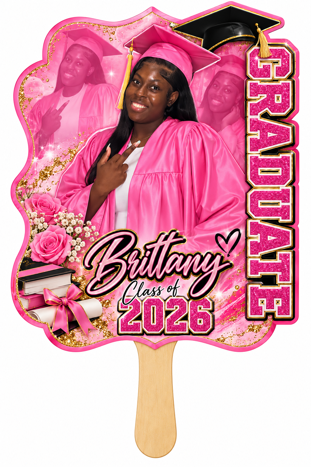 Personalized photo fan