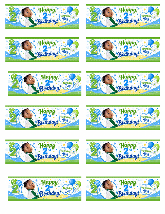 Custom water bottle labels